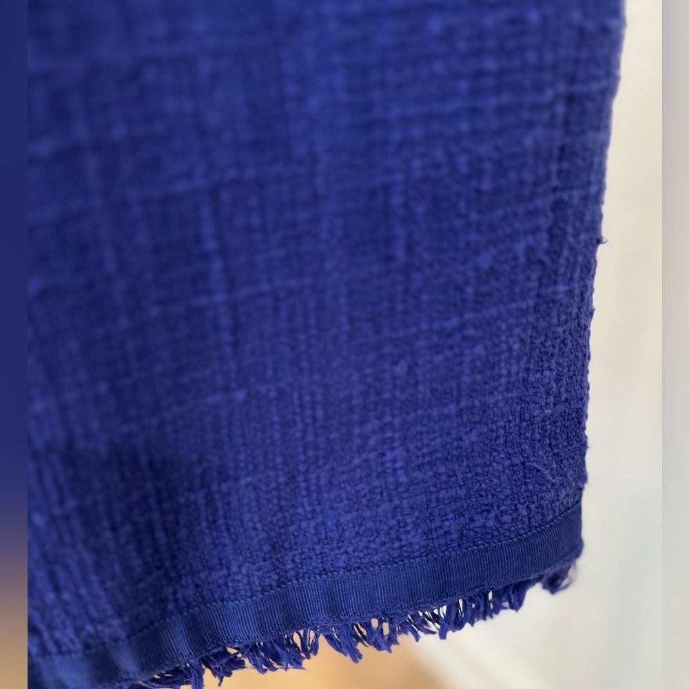 J. Crew Royal Blue Tweed Pencil Skirt - Picture 5 of 7